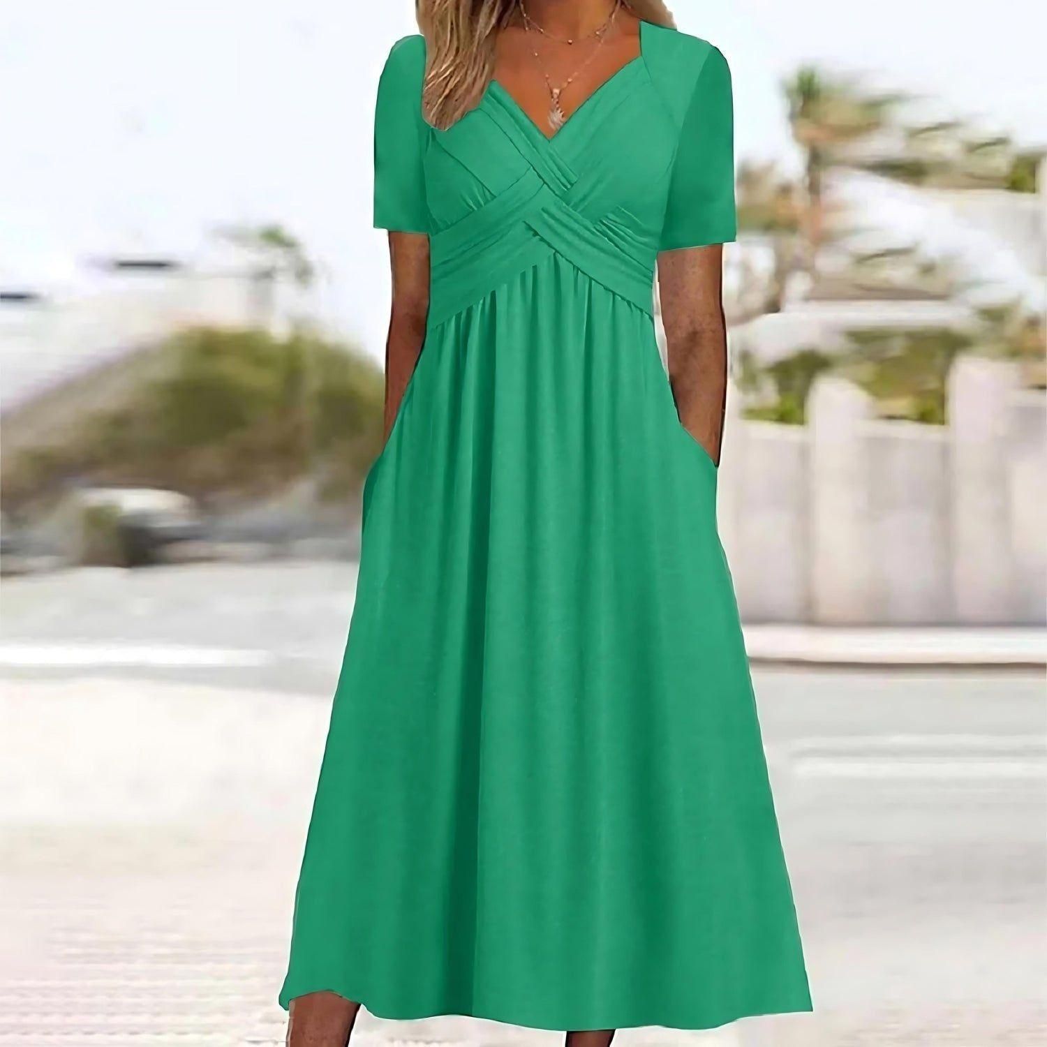 JAMAICA™ | ELEGANTTI VATSANPEITTO MIDI-MEKKO